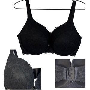 Torrid Curve‎ Bra Black Lace Push-Up in Size 38DDD  GUC